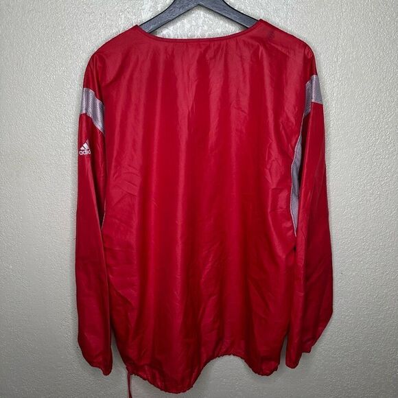 Vtg Adidas Windbreaker Crewneck Size L - Picture 3 of 4